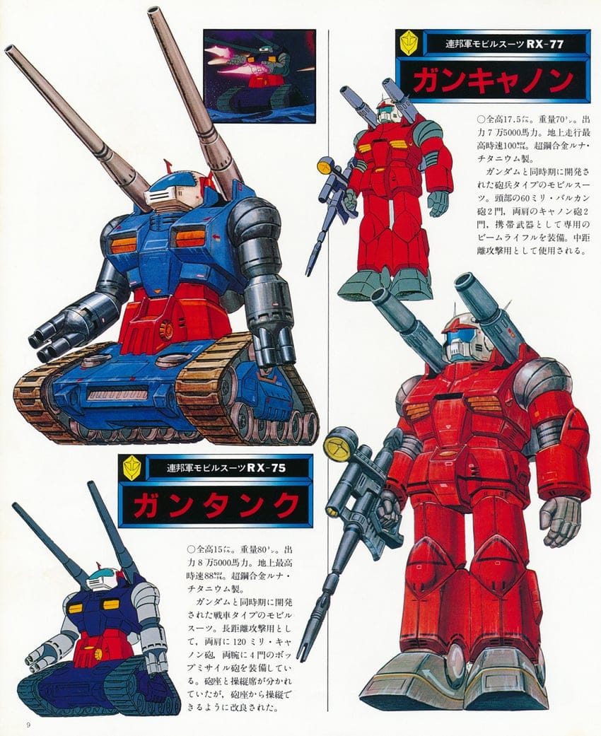 Guntank & Guncannon