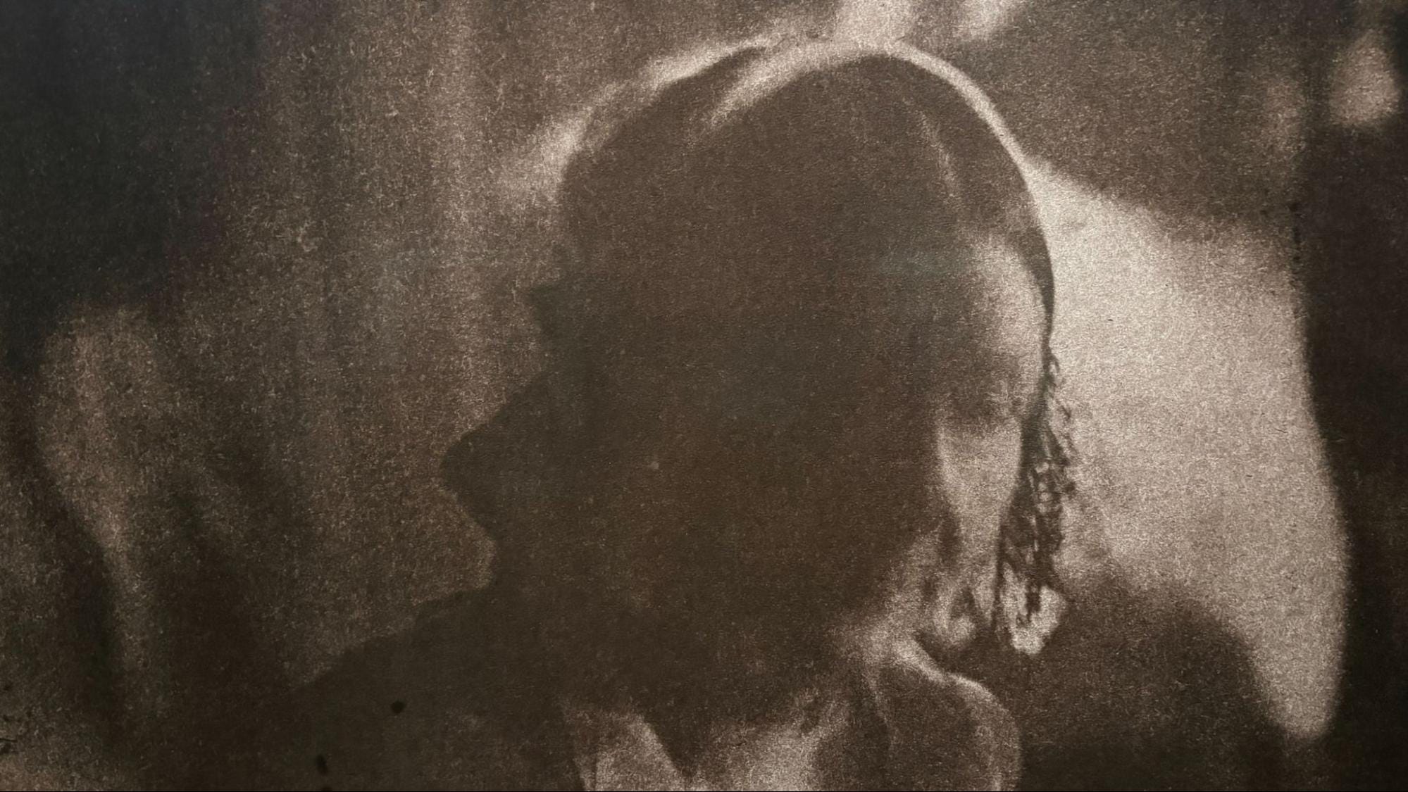 An early silver halide negative by Henry Fox Talbot exposed as Positive image by Hiroshi Sugimoto.