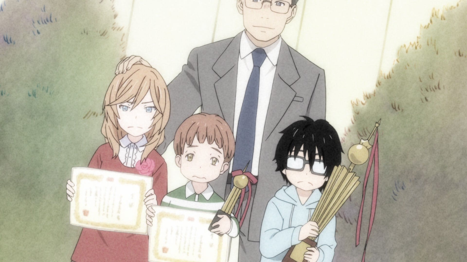 March Comes in Like a Lion rei in his childhood with his foster family.