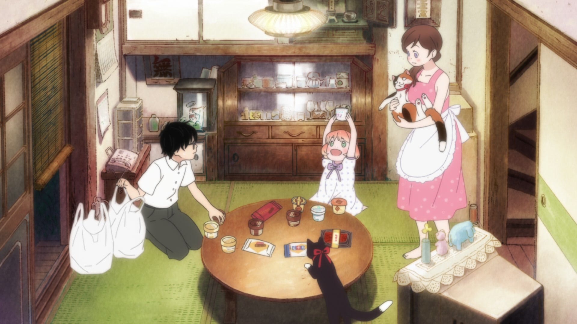 March comes in like a lion rei with the Kawamoto sisters inside their home.