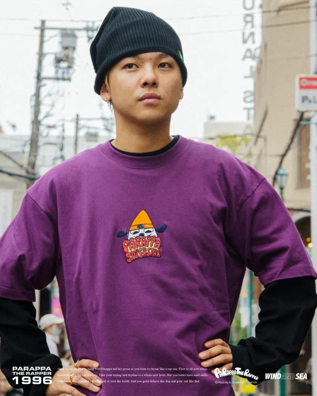 PaRappa The Rapper x WIND AND SEA 30th Anniversary Collection