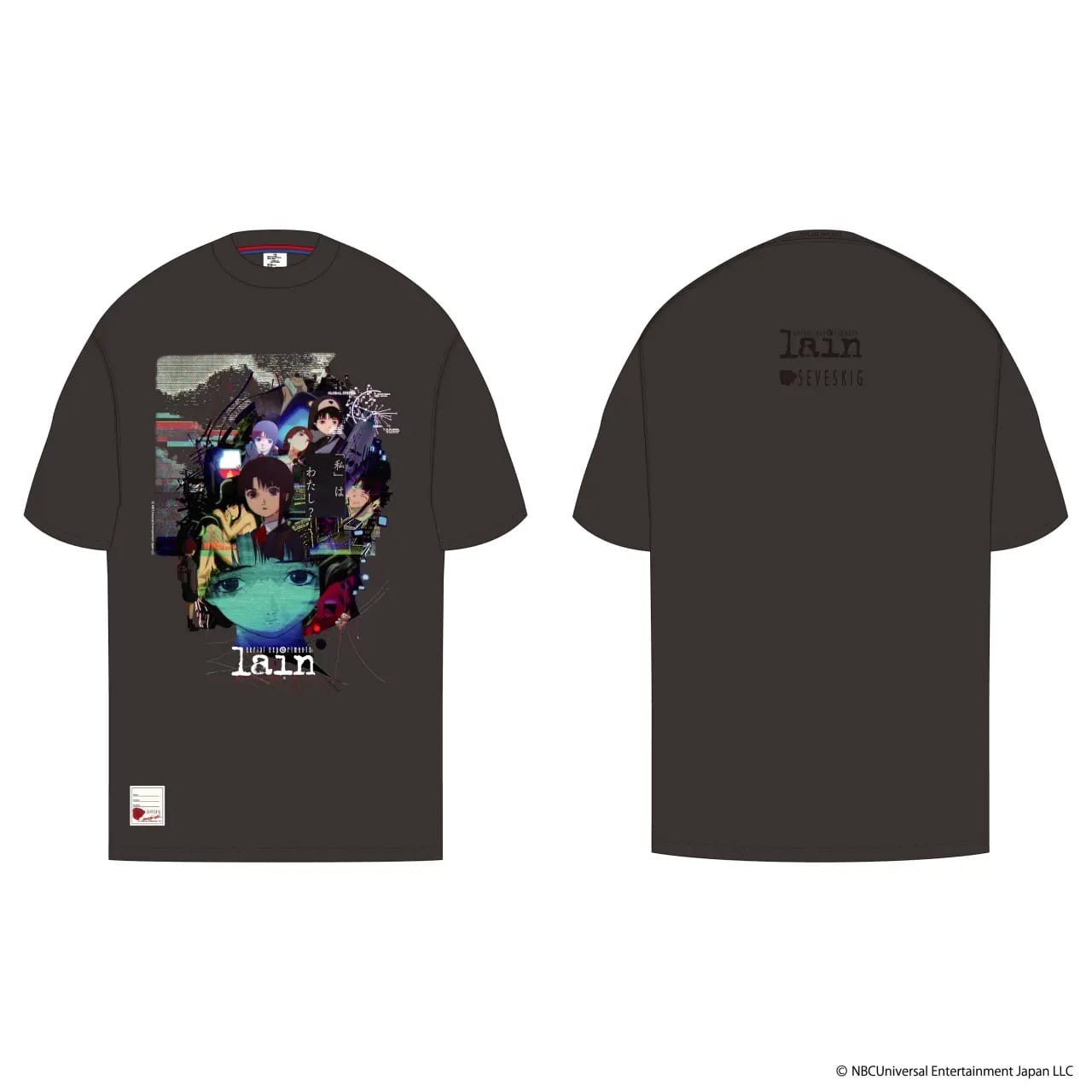SEVESKIG x serial experiments lain t-shirt
