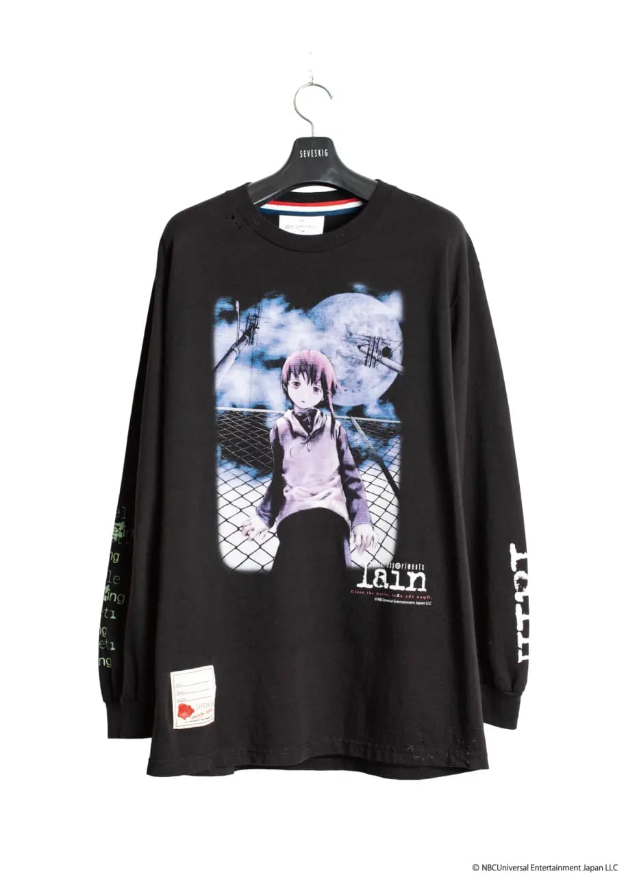 SEVESKIG x serial experiments lain long tee