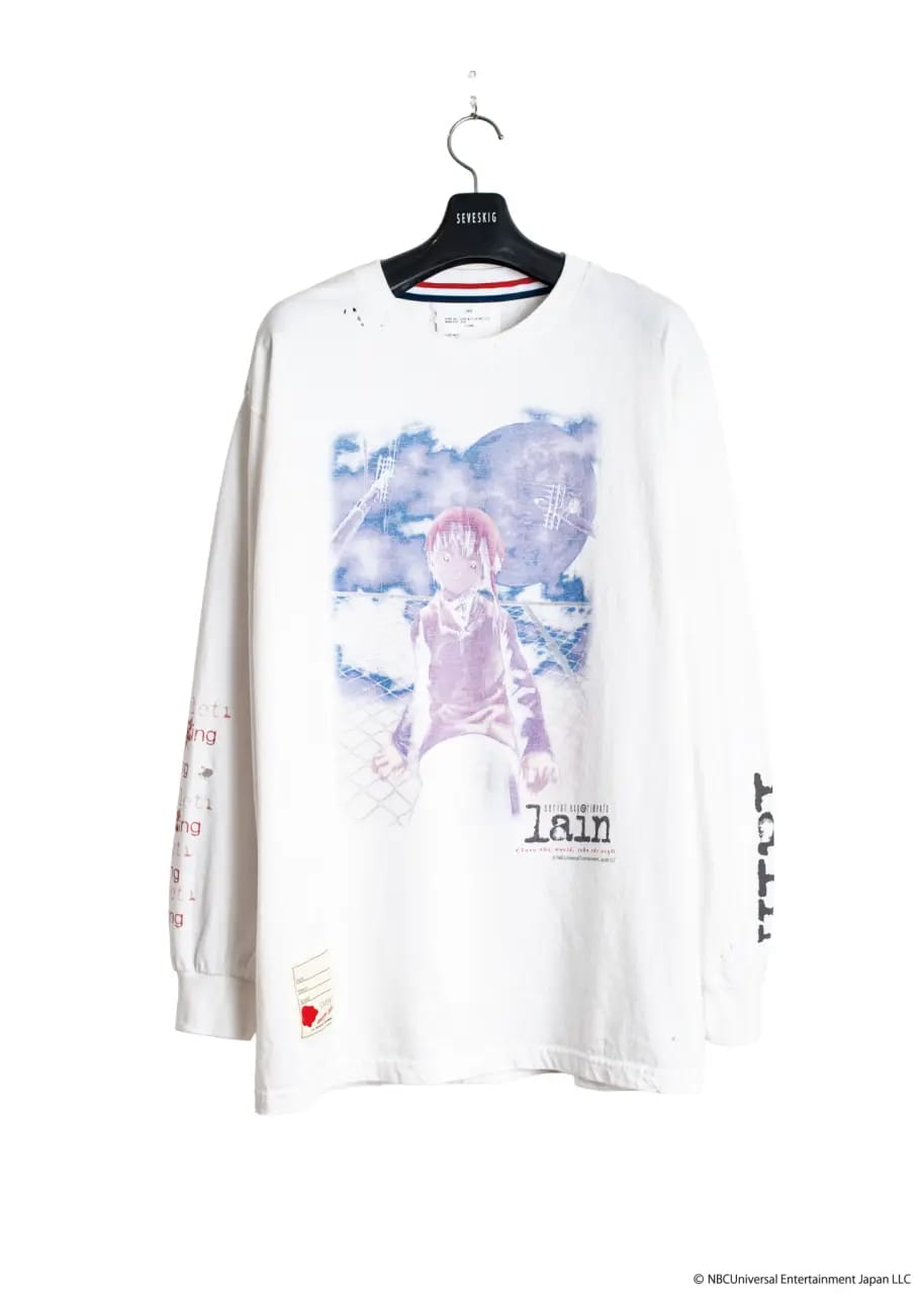 SEVESKIG x serial experiments lain long tee