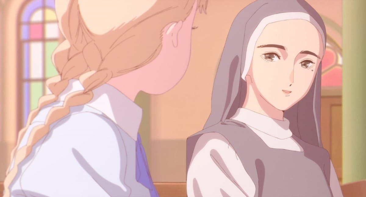 The colors within totsuko speaks with Sister Hiyoshiko