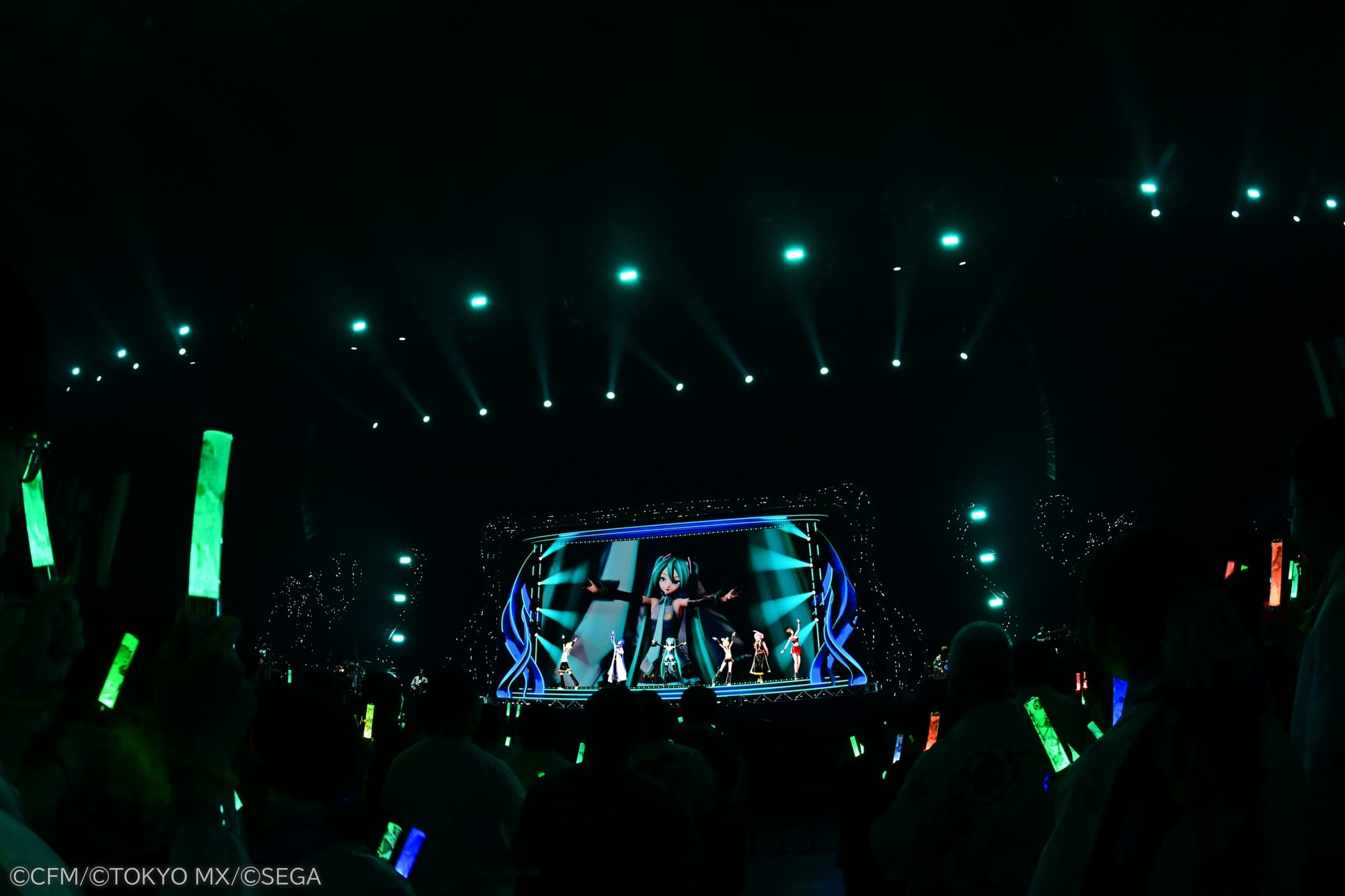 Hatsune Miku performing at Magical Mirai 2026