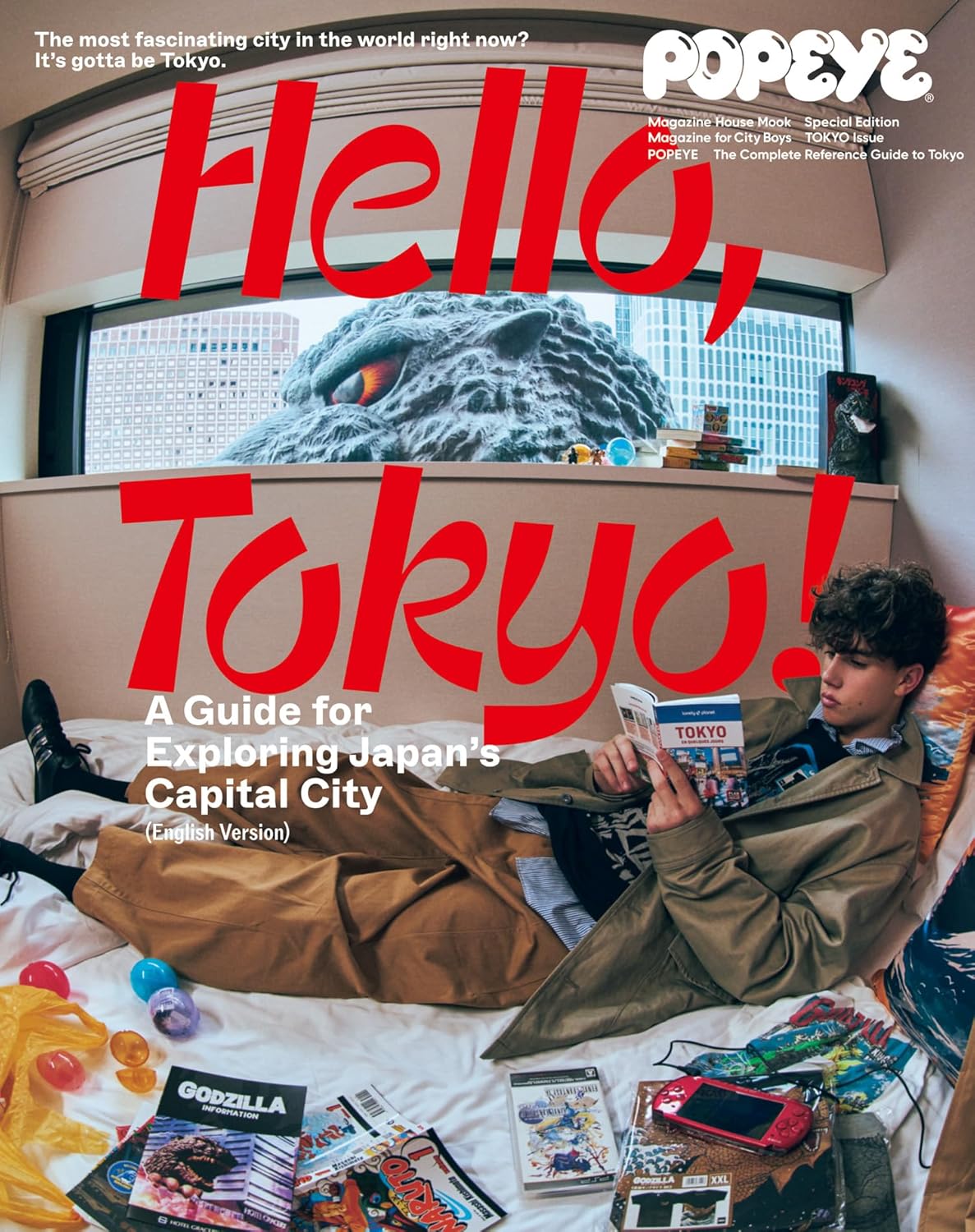 Popeye Hello, Tokyo! magazine English cover