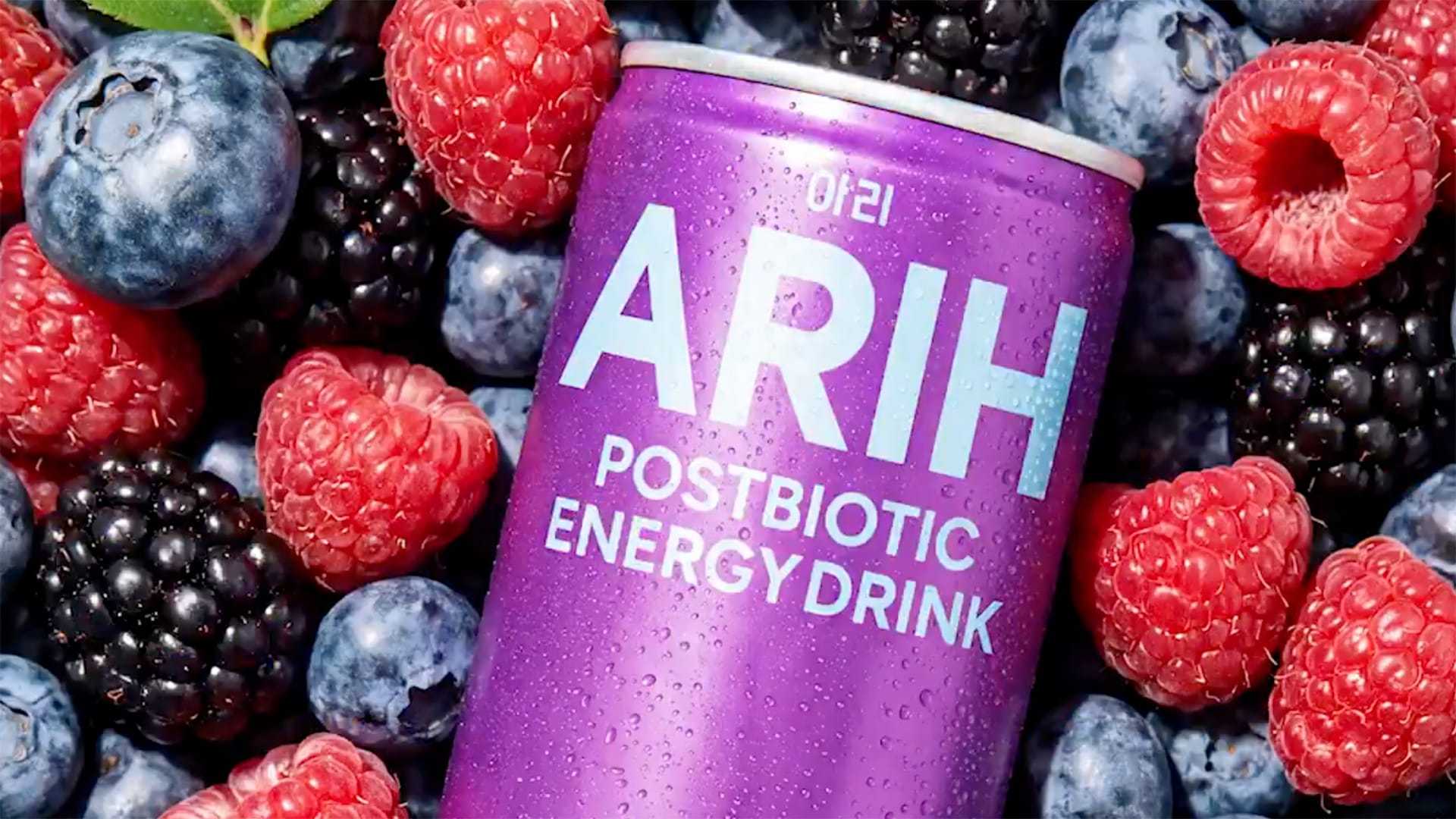 ARIH Postbiotic Energy Drink - Blush Berry