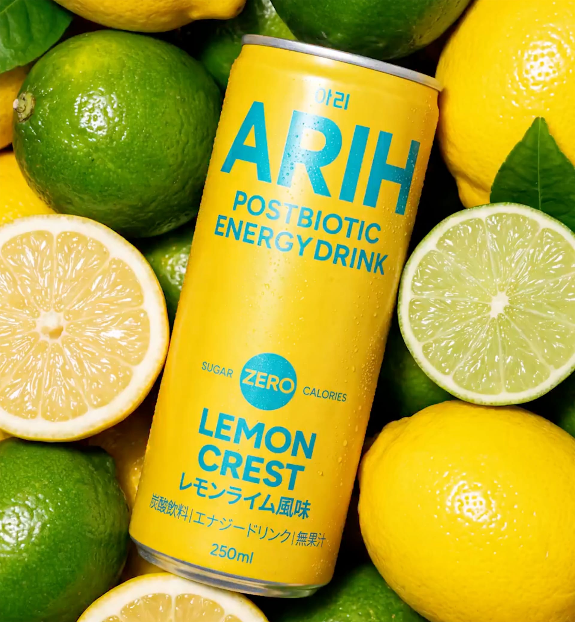 ARIH Postbiotic Energy Drink - Lemon Crest