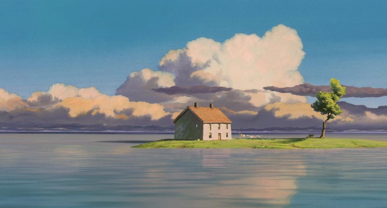 spirited away house on an island
