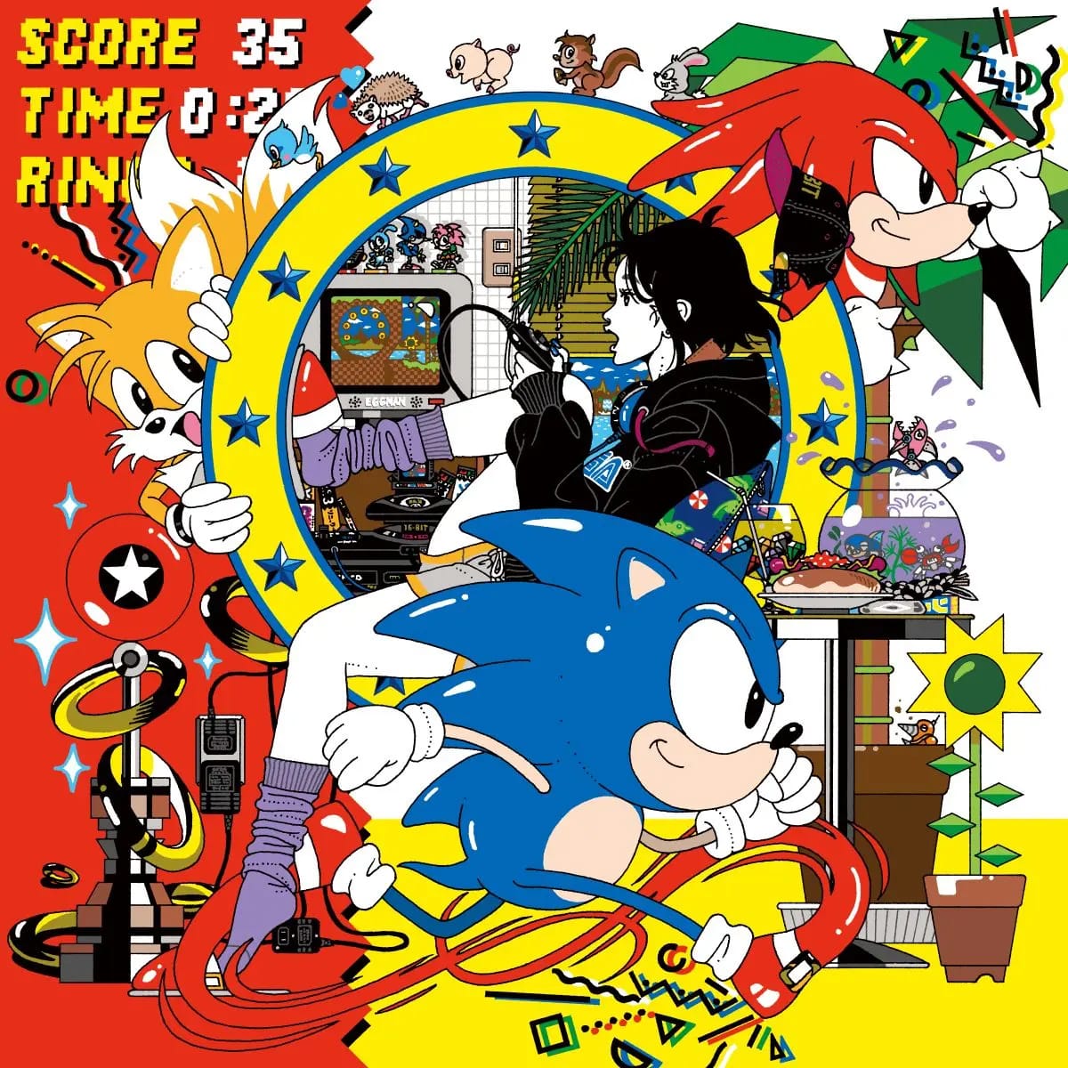 Yusuke Nakamura Sonic The Hedgehog art