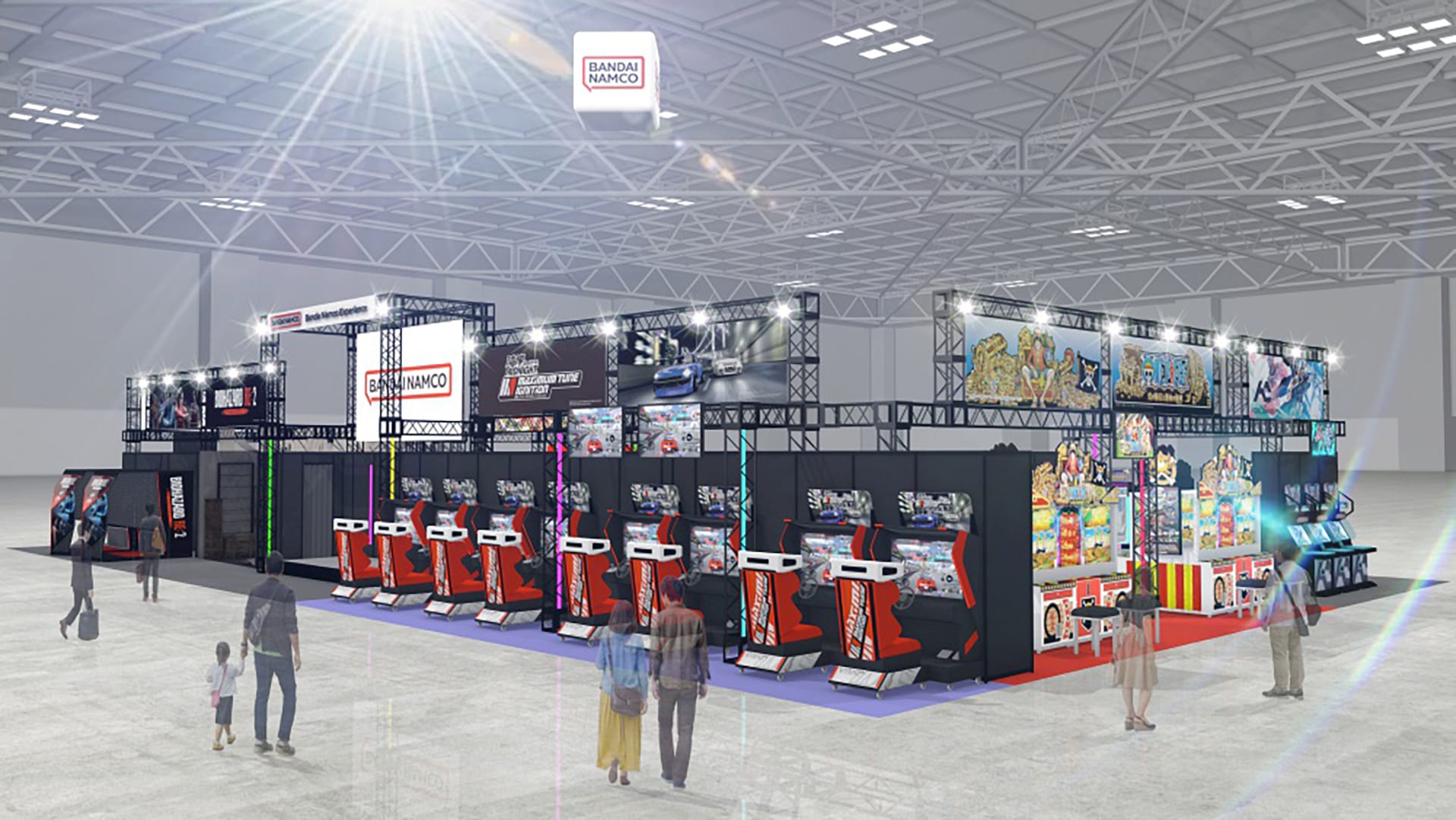 Bandai Namco Experience AM Expo 2026 Booth Mockup