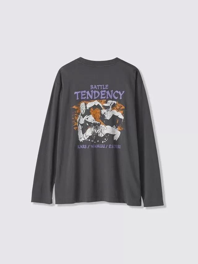 GU x Jojo - Battle Tendency long tee (back)