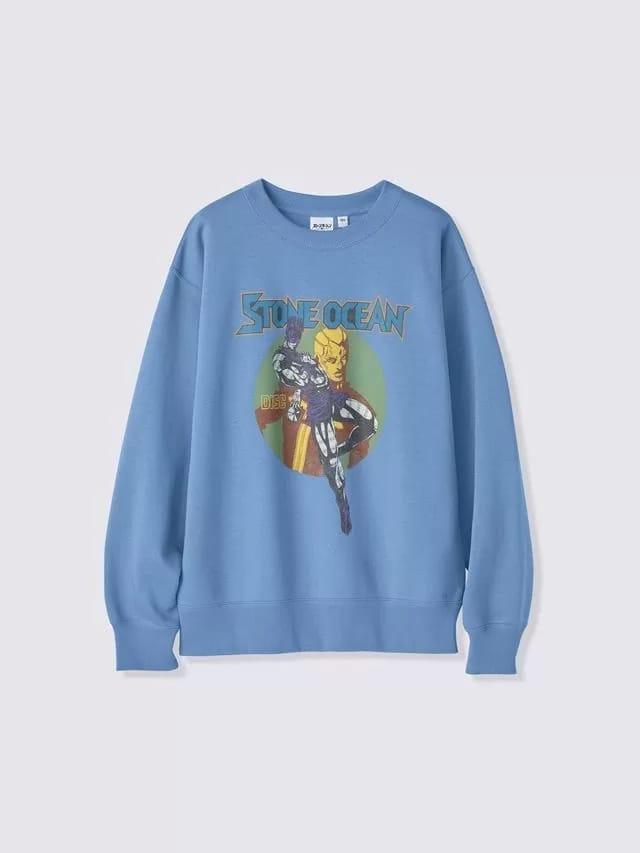 GU x Jojo - Stone Ocean sweat