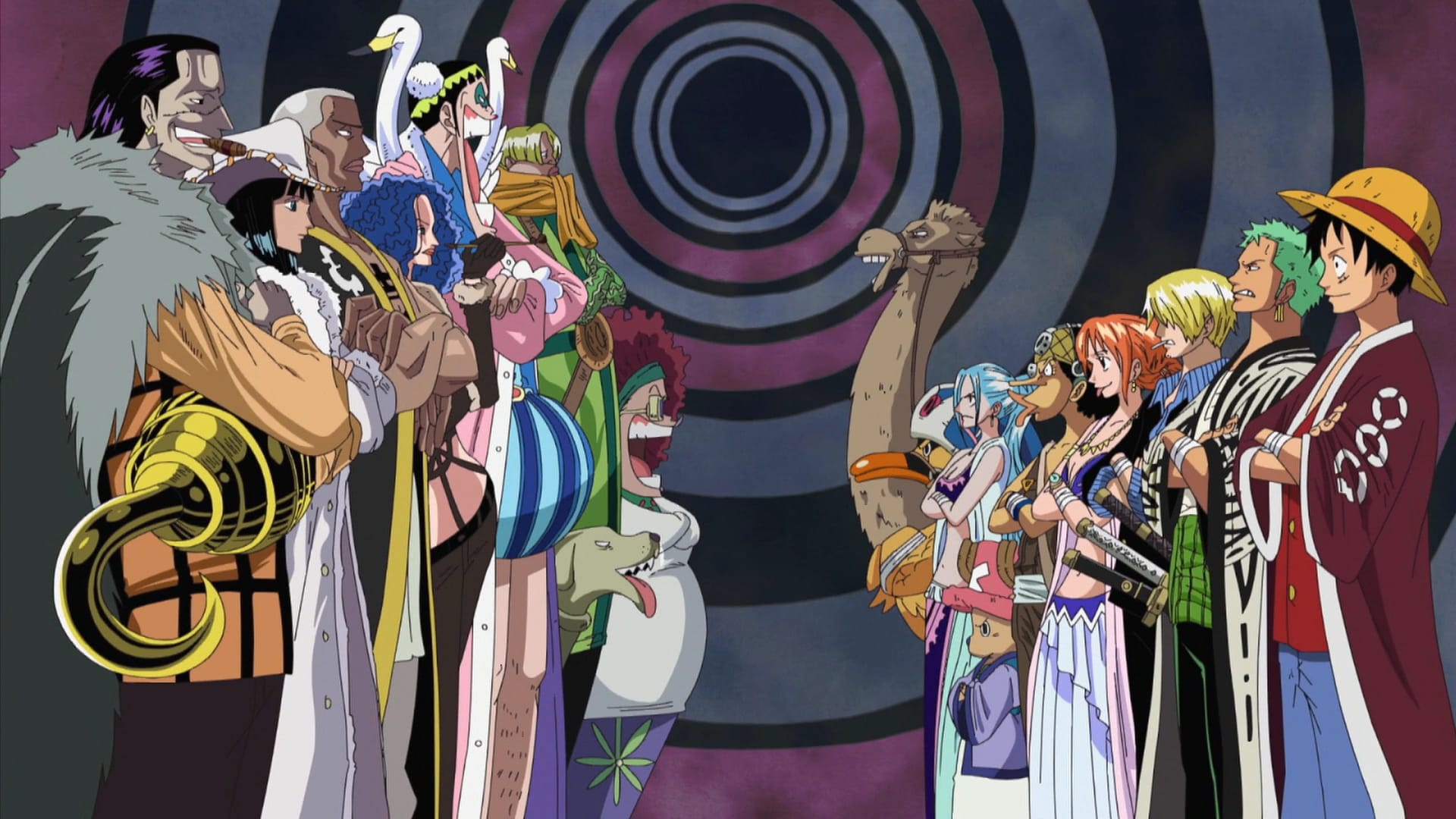 Straw Hats facing off against Baroque Works